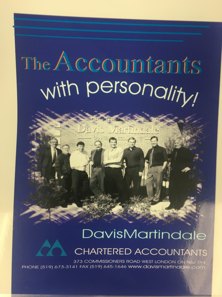 DM Partners x8 advert Accountants With Personality Ad