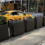 1500 Series rectangular planters line 5th Avenue in NYC