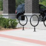 150 Series Bike Rack painted black