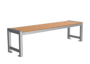 Backless Bench in Light Brown