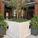 1500 Series Planters at apartment complex