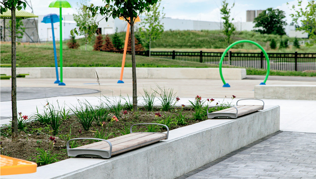 mbe-0870-series_backless-wall-mount-wood Backed Benches near playground