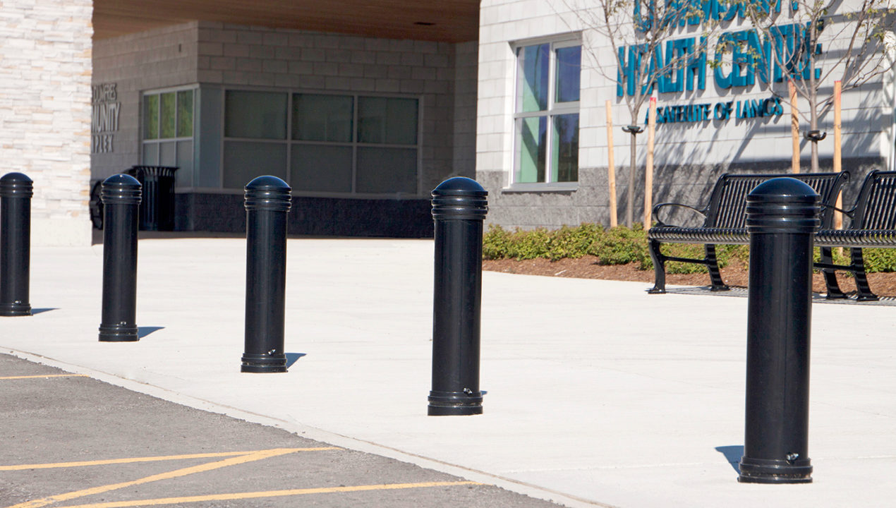 mbo-0650-series_2 Bollards Outside Health Center
