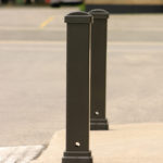 Bollards Near Parking Lot