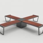 Lexicon Layout LXM1500-00001: Straight, Backless Wood, Armless, Square Module