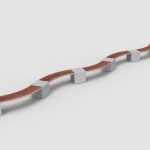 Lexicon Layout LXM1500-00004: Curved, Backless Wood, Square Modules