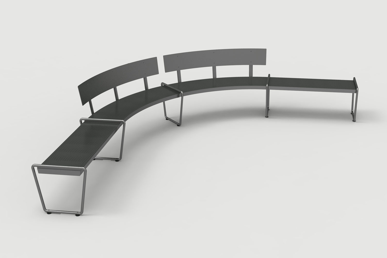 Lexicon Layout LXM1500-00010: Backed and Backless, Curved and Straight, Steel