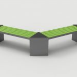 Lexicon Layout LXM1500-00015: Straight, Backless HDPE, Triangular Modules
