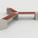 Lexicon Layout LXM1500-00016: Straight, Backless Wood, Armless, Triangular Modules