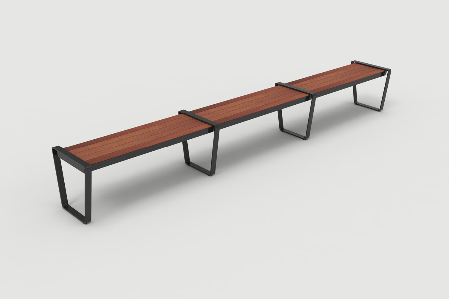 Lexicon Layout LXM1500-00020: Straight, Backless Wood, Armless