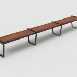 Lexicon Layout LXM1500-00020: Straight, Backless Wood, Armless