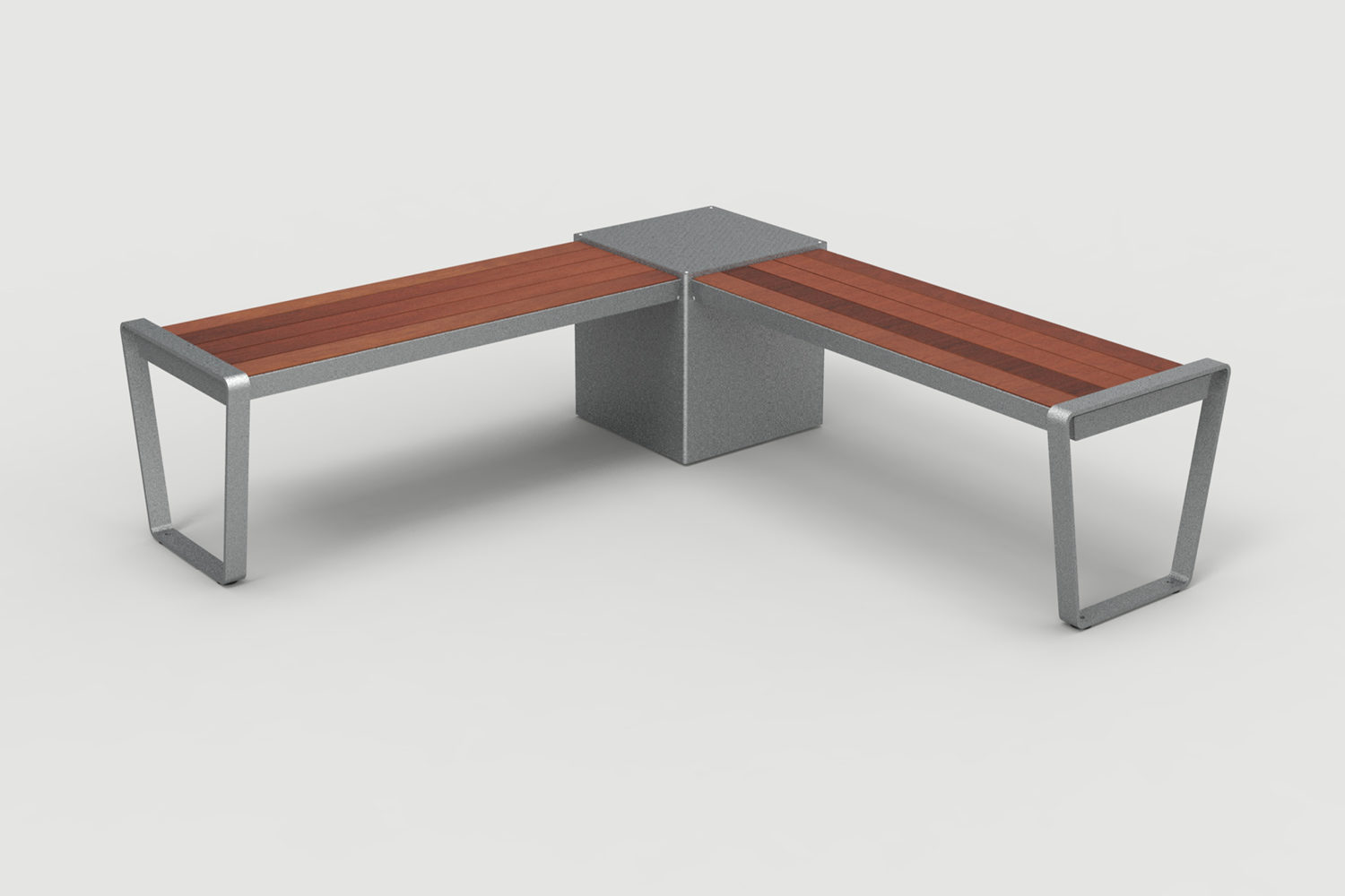 Lexicon Layout LXM1500-00032: Straight, Backless Wood, Square Module
