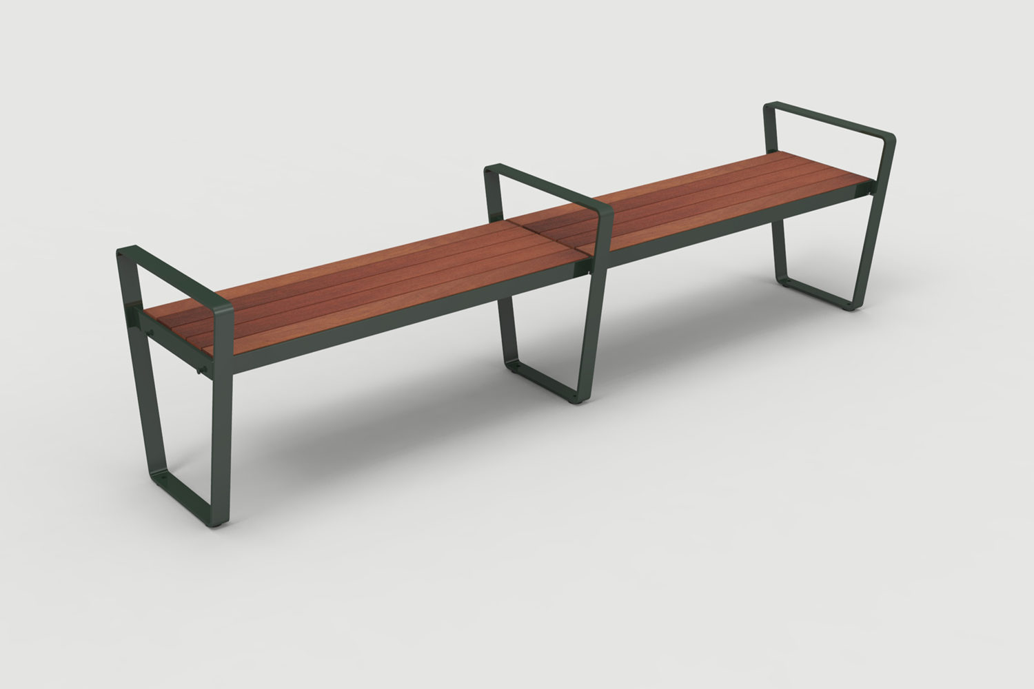 Lexicon Layout LXM1500-00039: Straight, Backless Wood, Arms