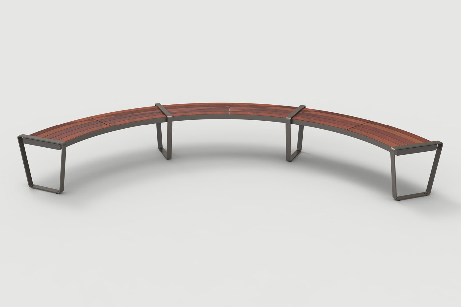 Lexicon Layout LXM1500-00049: Curved, Backless Wood, Armless