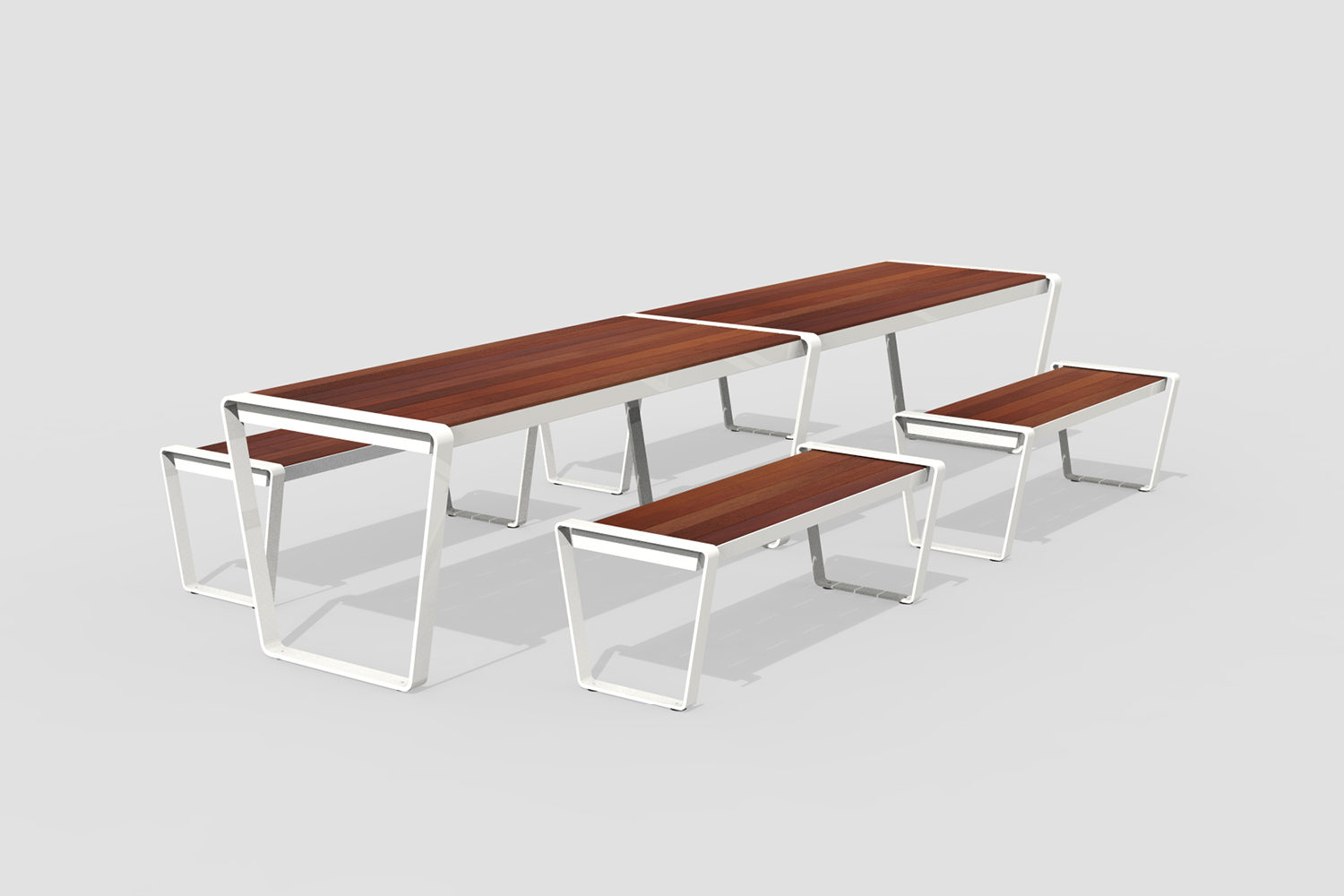 Lexicon Layout LXM1500-00094: 6' Tables, 4' Benches