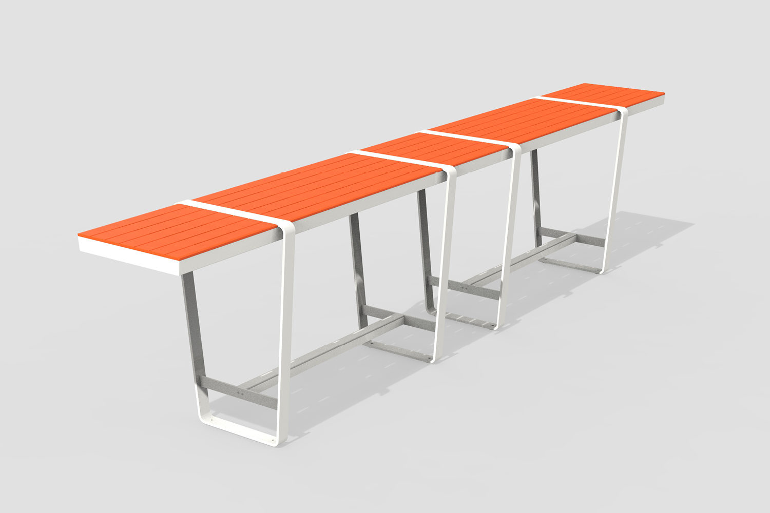 Lexicon Layout LXM1500-00112: 4' Bar Height Tables, 2' Side and Middle Extensions, HDPE