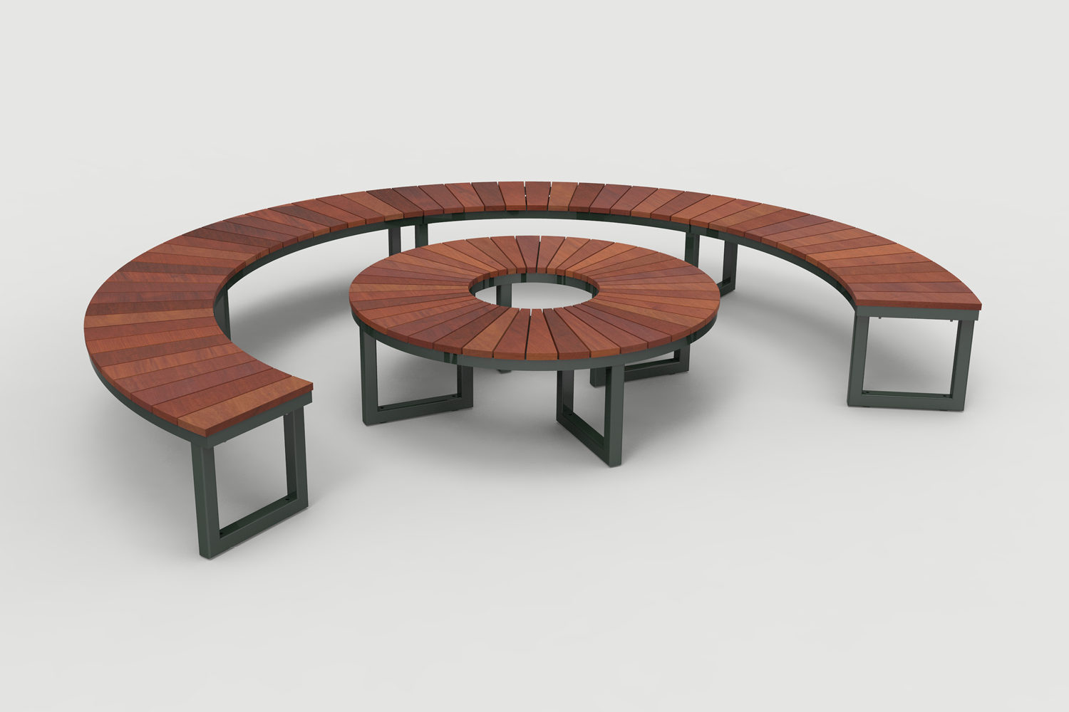 Ogden Layout OGM1900-00021: Combined, front to back slats, square legs, circular