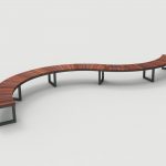 Ogden Layout OGM1900-00047: Combined, front to back slats, wood, square legs