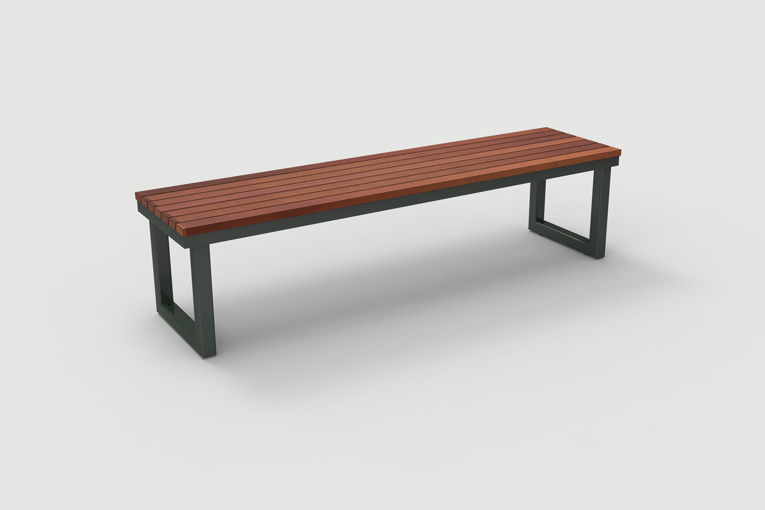 Ogden Layout OGM1900-00103: Backless straight seat, square legs