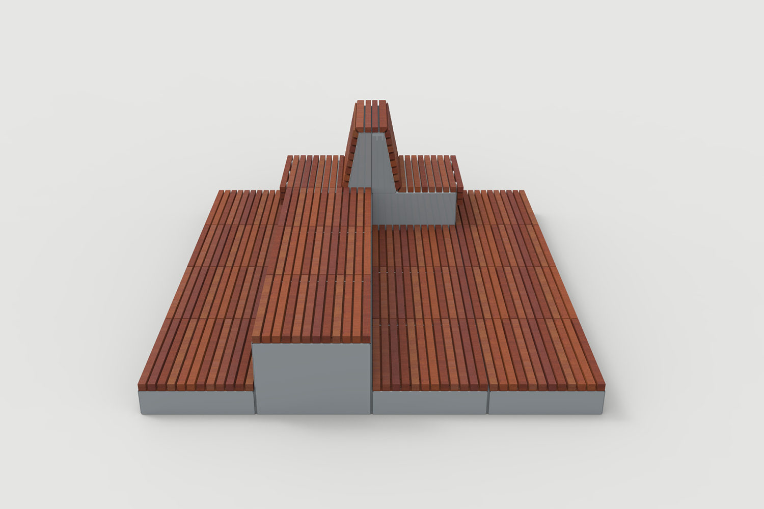 Pixel Layout PLF2200-00055: Short and Tall Blocks, wood, standard backs and backless