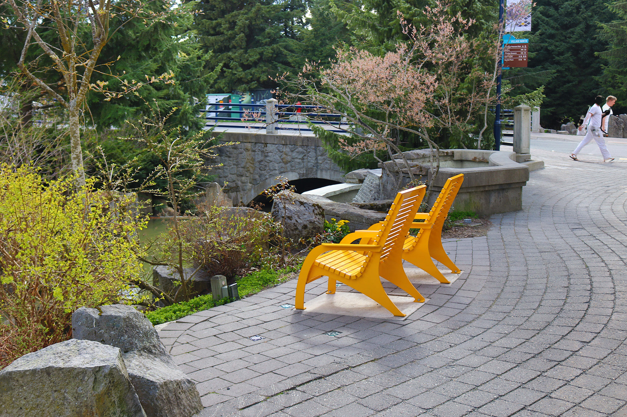 Yellow 720 Chairs in Whistler BC