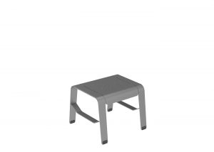 2700 Series - ALUM Lounge Table/Footrest, Prosecco Pattern