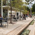 Foro Collection Tables and Chairs at CSU Long Beach