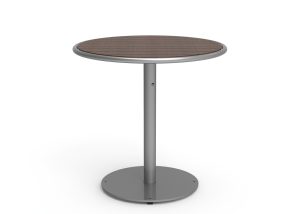 MTB-1700-01029: Foro Round Table, 30in Diameter, Thermally Modified Ash Wood Table Top, Surface Mount
