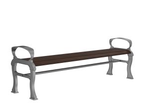 MBE-0300-00181: 300 Series Backless Bench, Thermally Modified Ash Wood