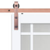 Augusta Barn Door Slab Hardware Strap Close