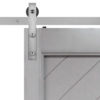 Gatsby Barn Door Slab Hardware Strap Close