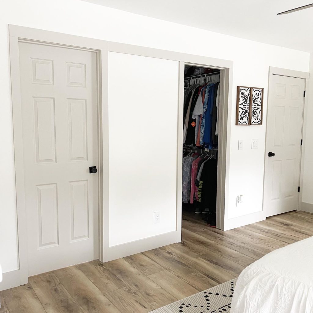 Stacy Smith Closet Before Sliding Door