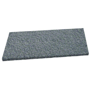 A rectangular, textured, burgundy utility pad measuring 6"x 9" is shown.