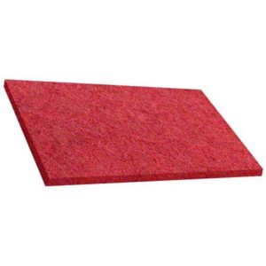 A RECTANGLE 14"x20" RED FLOORPAD EACH lying flat against a white background.