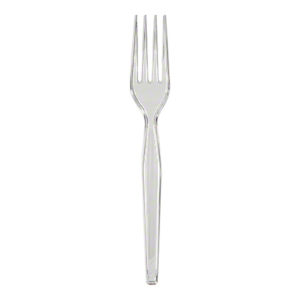 A DIXIE CLEAR HEAVYWEIGHT FORK with four tines is shown against a white background.