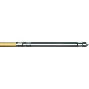 Image of the HANDLE 60" METAL/WOOD COMBO, designed for use with SPEED SWEEP, featuring a metallic telescoping pole and a wooden handle on one end.