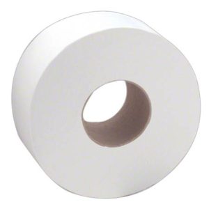 A single roll of Heavenly Soft toilet tissue from the 12021502 series, featuring a cardboard core.