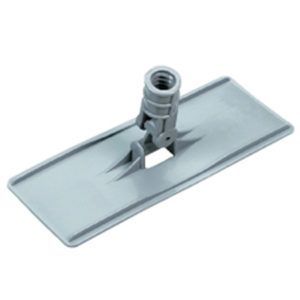 A DOODLE BUG/UTILITY PAD HOLDER featuring a flat rectangular base in gray and a cylindrical attachment point at the top.