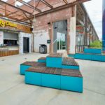 Pixel Stacked Crates at Camp North End