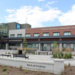 Benches Outside Memorial Hospital