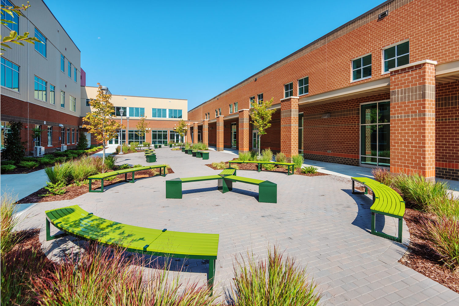 Green Ogden and Lexicon in school yard