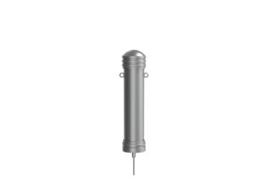 Bollard in Grey