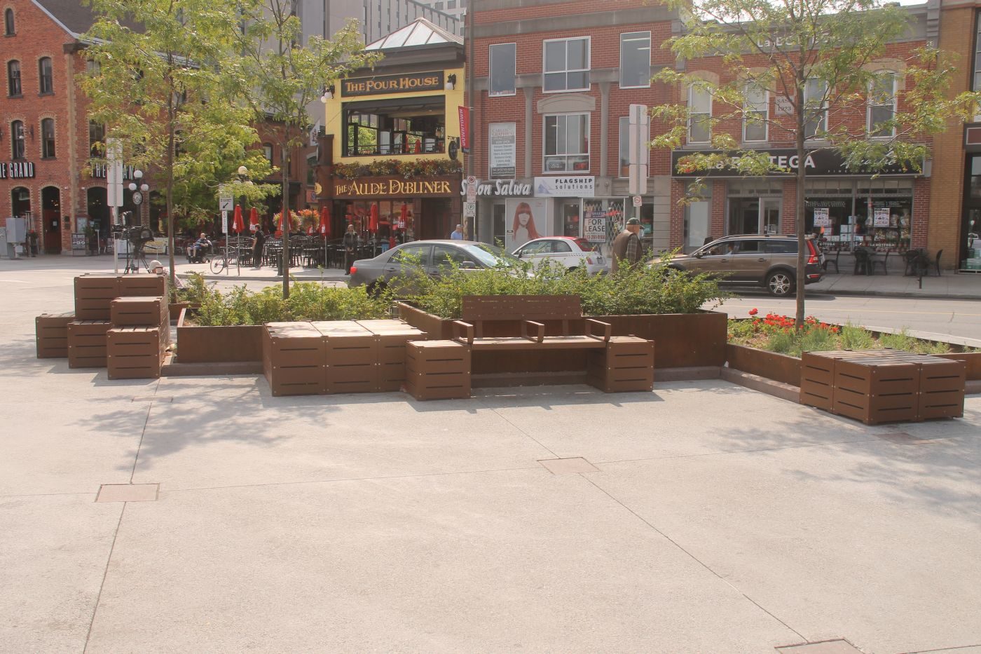 Benches and Planters