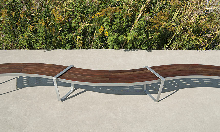 Curved Bench