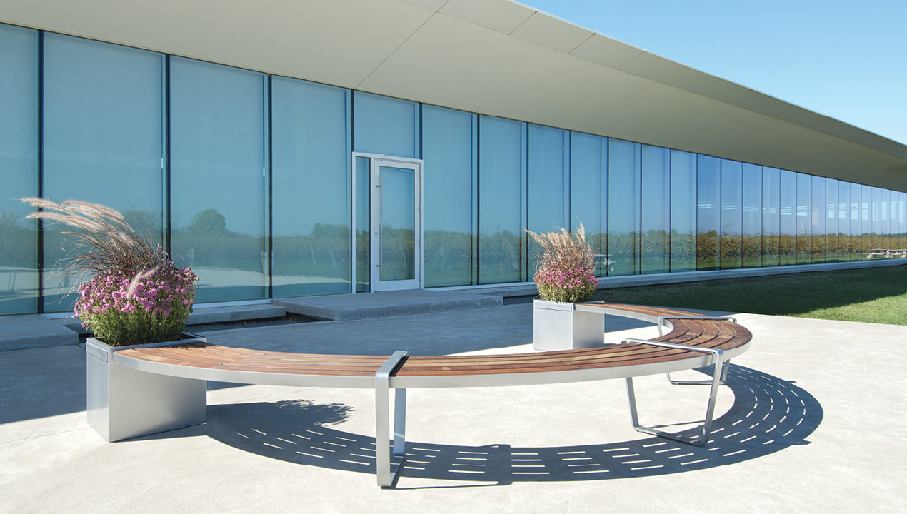 Curved Lexicon Bench