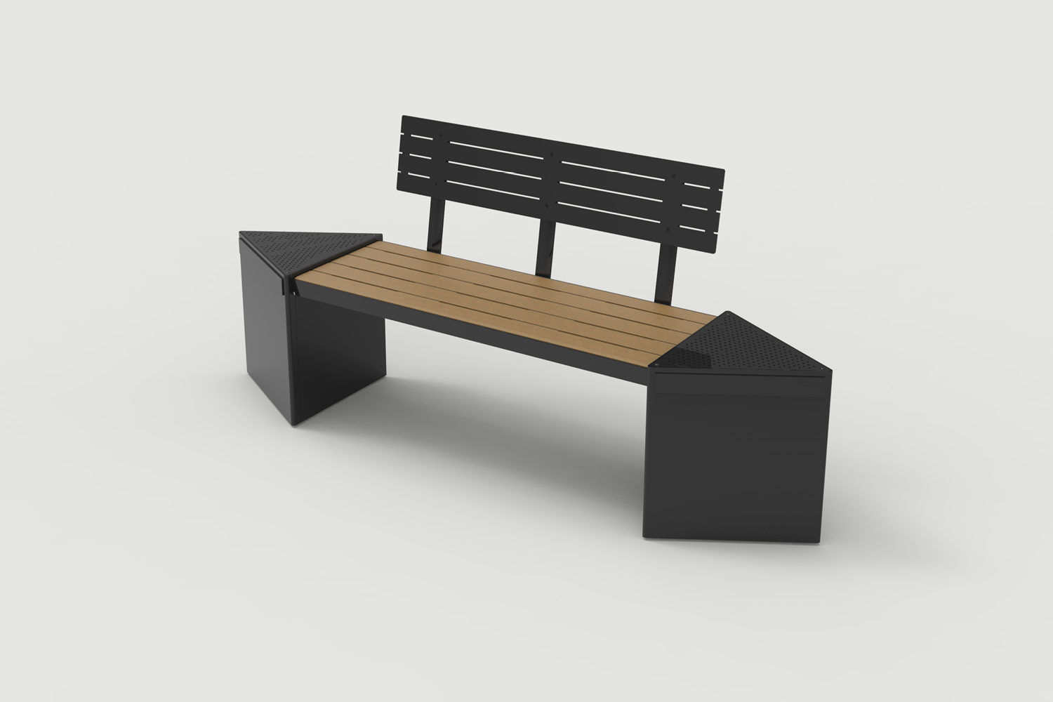 Lexicon Layout LXM1500-00014: Straight, Laser Cut Backrest, HDPC, Triangular Modules