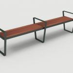 Lexicon Layout LXM1500-00039: Straight, Backless Wood, Arms