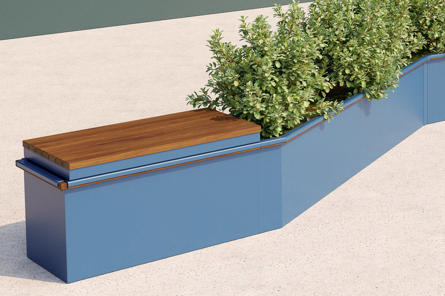 maglin-canoe-rolled-edge-detail Design details showing CANOE's rolled edge with Ipe wood and bench top seating