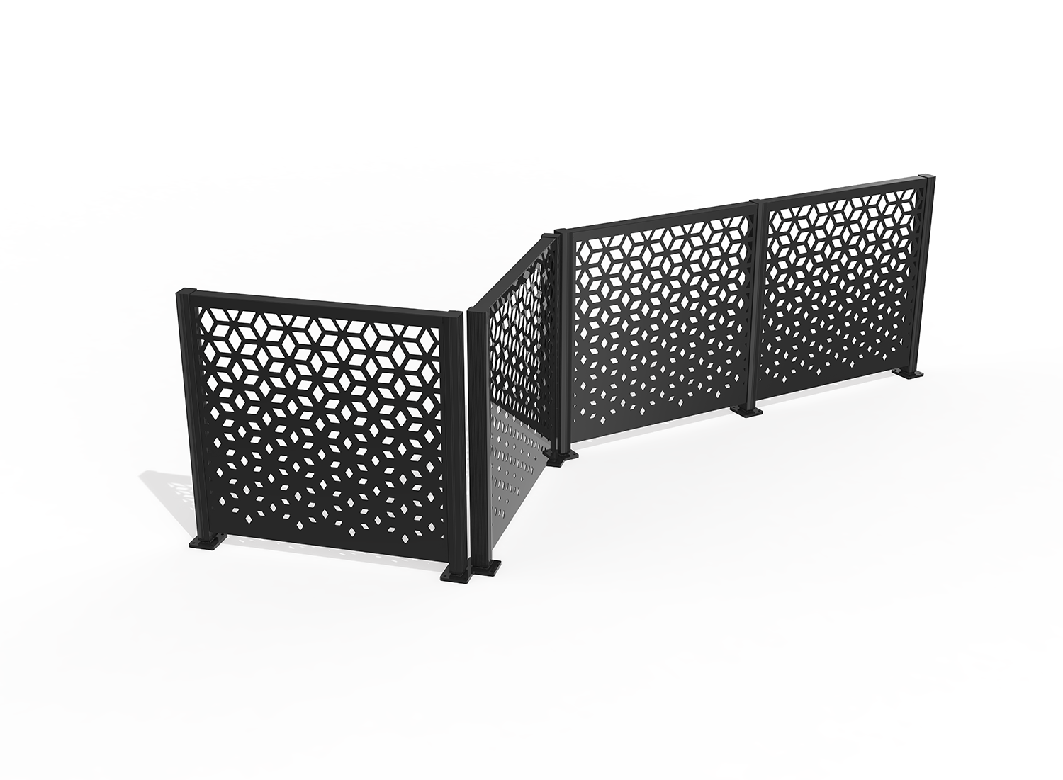 Maglin FLEXX panels in zig zag layout with Fusion pattern